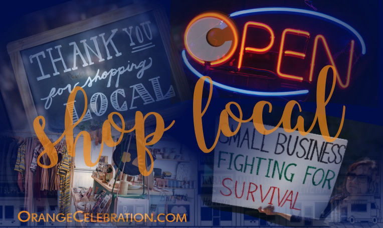OrangeCelebration.com Shop Local
